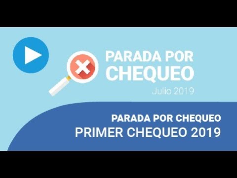 Parada por Chequeo: Julio 2019