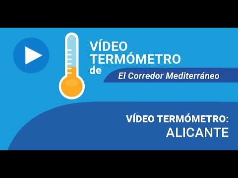 Vídeo Termómetro: ALICANTE